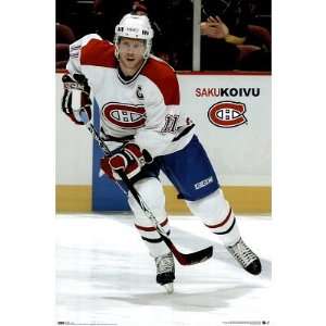  Montreal Canadiens (Saku Koivu) Sports Poster Print