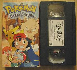 POKEMON PRIMEAPE PROBLEMS Nintendo 3 Episodes VHS VIDEO  