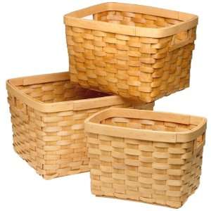Bradbury Baskets 3 Piece Storage and Organization Set  