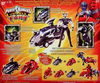 Power Rangers Jungle Fury BLUE Thunder Roar Vehicle NEW BNIB BanDai 