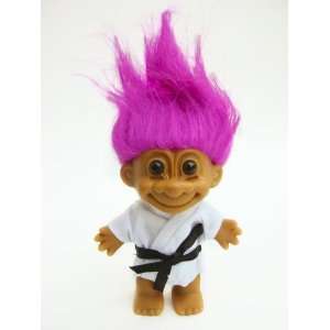  My Lucky Martial Arts 6 Troll Doll (Dark Pink Hair 