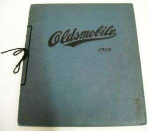 Oldsmobile 1910 Special & Limited Prestige Brochure  