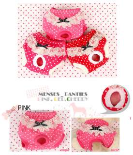 Female dog sanitary pads pants, Pet elastic Sanitary Napkin XS~XXL 
