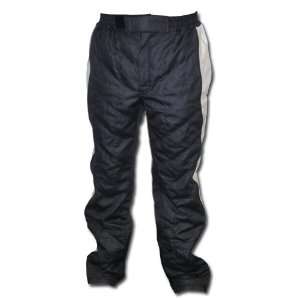   Gear 30083122 Black/Silver X Large Nomex Grid 1 SFI Rated Fire Pants