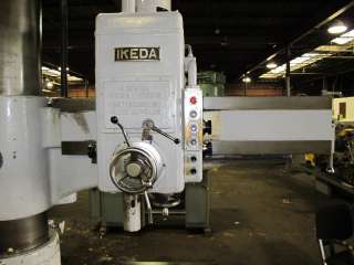 Ikeda RM1300 4.5 x 13 Column Radial Arm Drill Press  