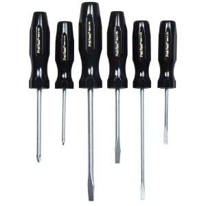  Read 81084B Black Pearl Slotted and Phillips Screwdriver Set, 6 Piece