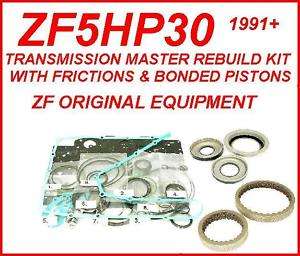 ZF5HP30 ZF TRANS MASTER REBUILD KIT FRICTIONS & PISTONS  