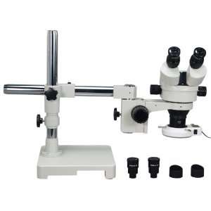 OMAX 3.5X 90X Zoom Single Bar Boom Stand Binocular Stereo Microscope 