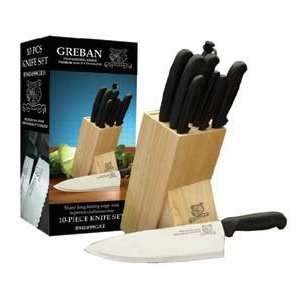  Kitchen Gadgets Omcan FMA (12887) 10 pc Knife Set 