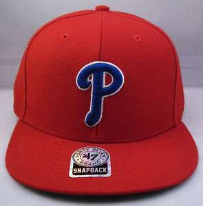 MLB Philadelphia PHILLIES Ball Cap NWT Red Snapback Hat  
