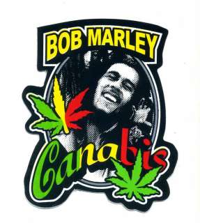 BOB MARLEY Cannabis Rasta Reggae Boat Decal Sticker A73  