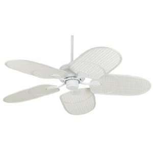  Outdoor Tropical White Ceiling Fan