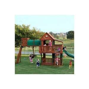  Woodridge Wooden Swing Set with Slide