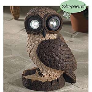  Potpourri Solar Owl Outdoor Light