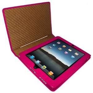  Piel Frama Pink Ipad Luxury Leather Magnetic Closure Case 