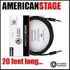   20 American Stage Instrument Cable MSRP $59.99 AUTHORIZED DEALER