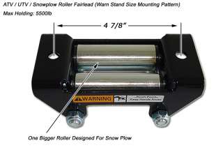 Warn Stand ATV / UTV / Snow Plow Winch Roller Fairlead  