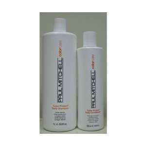 Paul Mitchell Color Protect Daily Shampoo (33.8 oz) and Conditioner 