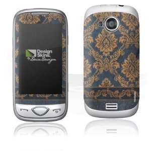  Design Skins for Samsung S5560   Blue Barock Design Folie 