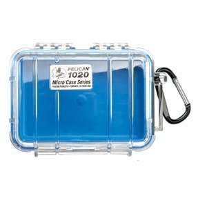 Pelican 1010 Micro Case   Blue with Clear Lid  Sports 