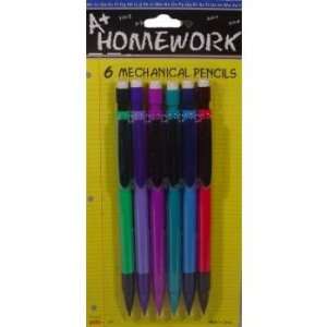  Mechanical Pencils   6 pack   .5mm  lead Case Pack 48 