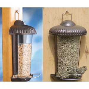   Style Wall Mount Bird Feeder with Perch and Tray 
