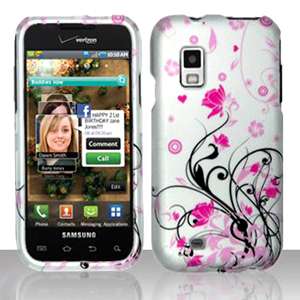   Phone Protector Cover Case FOR Samsung MESMERIZE i500 Vine Pink  