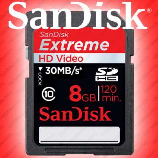 GENUINE SanDisk 8GB Extreme III SDHC 30MB/s Edition SD  