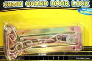 Door CHAIN GUARD LOCK Security Safety Privacy Apartment  
