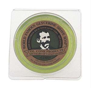 Pack of Colonel Conk Lime Shaving Soap 2.25oz Each  