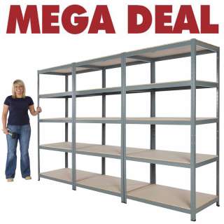   Shelf Units 71Hx36Wx24D Steel Garage Shelving Metal Storage Shelves