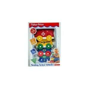  Fisher Price Nesting Action Vehicles Toys & Games