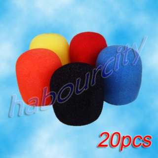 20 pcs Windscreen Foam filter Microphone Cover Shield  