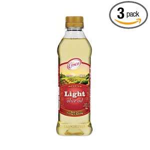 Crisco Light Tasting Olive Oil, 16.9000 Ounce (Pack of 3)  
