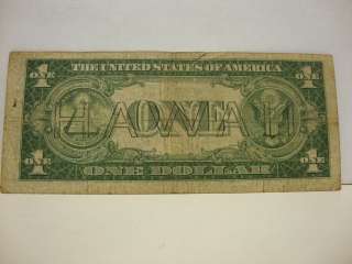   One Dollar HAWAII Emergency Issue Silver Certificate LOOK  