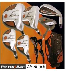 PowerBilt Air Attack Mens Complete Golf Set (HandLH  Plus 1 inch only 