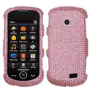 Pink Crystal Bling Hard Case Cover Samsung Solstice II SGH A817