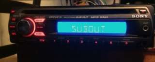 SONY In Dash Car Stereo   FM/AM CD PLAYER Model No. CDX GT22W  It 