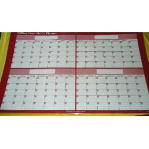  4 Month (Quarterly) Universal Rolling Planner / Calendar 
