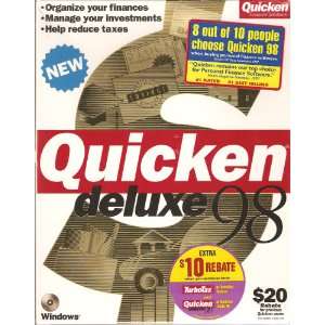  Quicken Deluxe 1998 Electronics