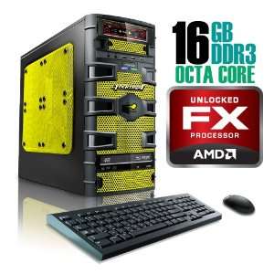   FX Gaming PC, W7 Home Premium, Black/Yellow