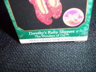 Dorothys Miniature Ruby Red Slippers Keepsake Ornament Wizard of Oz 