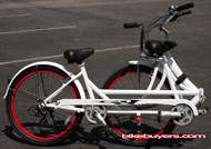 Fito FZ 2 Alloy Folding Beach Cruiser Tandem bike Independent Pedaling 