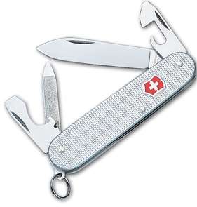 Victorinox Swiss Army Knife Cadet Alox 53042 Aluminum Multi Tool 7 