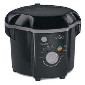  Rival 1 Liter Cool Touch Deepfry Black (Pack of 2 