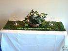 MOSS RUNNERS16​X16 TABLE,ESCO​RT,WEDDING DECOR SHEET