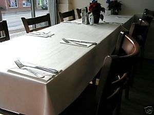 CHOCOLATE 90 X 132 TABLECLOTHS CATERING WEDDING BUFFET  