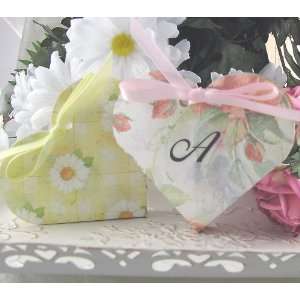  Daisy & Rose Floral Heart Favor Boxes Health & Personal 