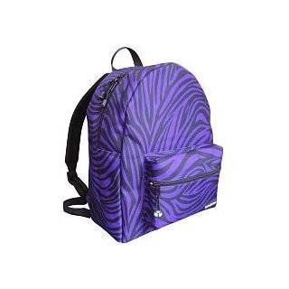 Yak Pak Purple and Black Zebra Backpack by Yak Pak