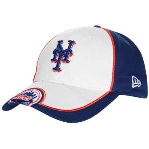  New Era New York Mets White Royal Blue Nopus Adjustable 